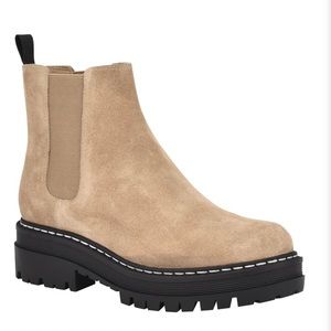 Marc Fisher lug sole Chelsea boots
